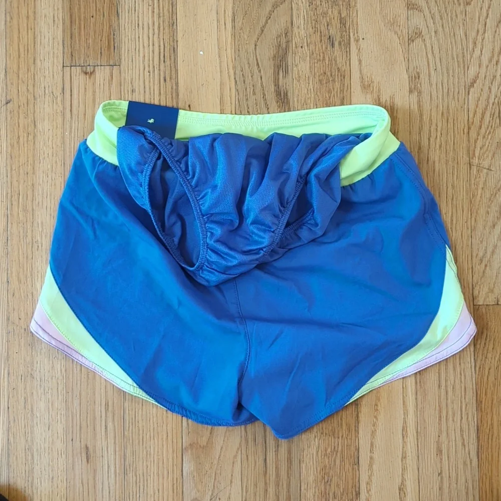 Champion Girls Athletic Running Shorts with Liner Deep Forte Blue Size 10